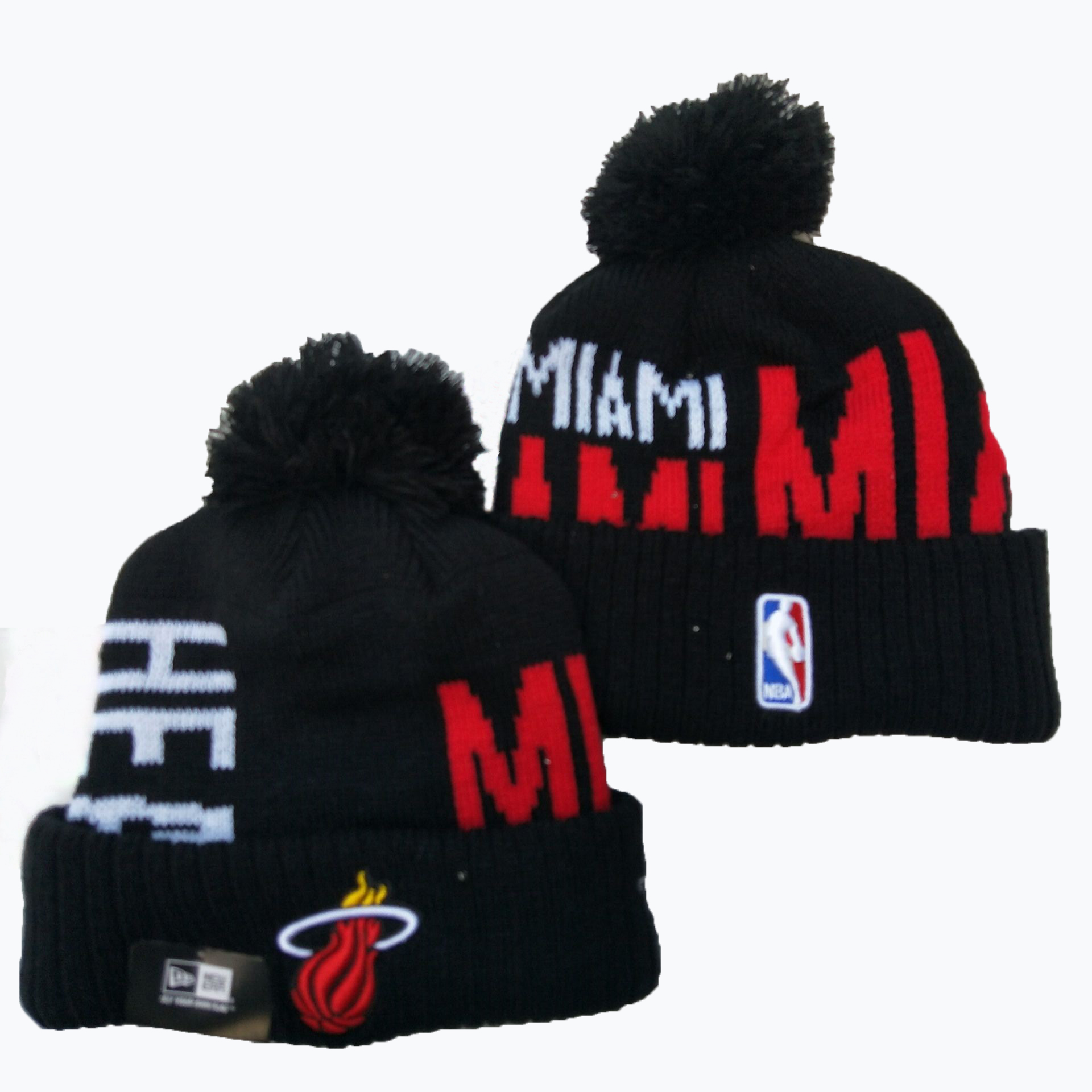 Miami Heat Knit Hats 001